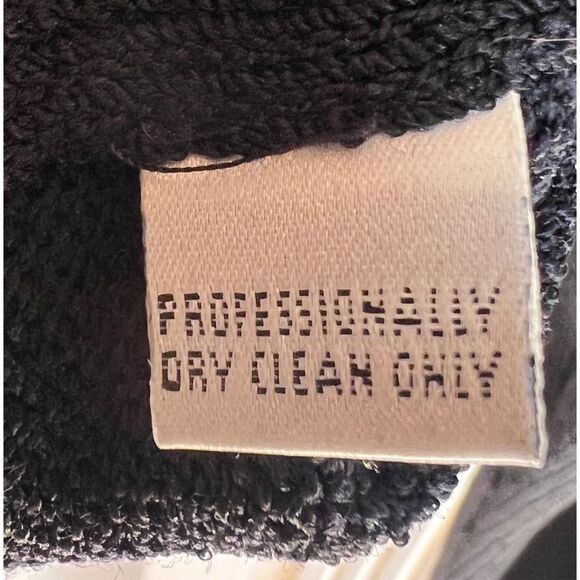 St. John Sport by Marie Gray Black Mock Neck Long Sleeve Fringe Sweater Sz Small - Picture 8 of 8